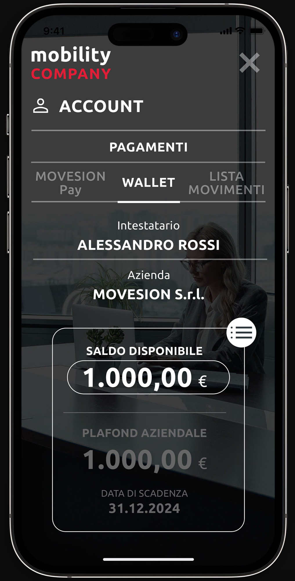 Progetto di Mobilità Sostenibile - Wallet
